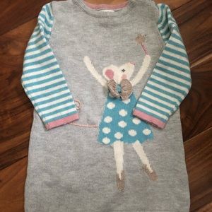 Boden knit sweater dress 12-18m